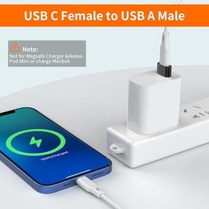 Горячая новинка <span class=keywords><strong>2026</strong></span>: Электронный USB 2.0 A-конвертер (переходник) с разъемом Type-C OTG в корпусе из алюминия для телефонов, оптом - Product Image 3