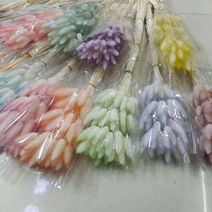 Haute Qualité Artificielle Tournesol Lapin Herbe Séché Queues De Lapin <span class=keywords><strong>Lagurus</strong></span> Pampas Fleurs Décoration Murale pour Noël Pâques Chinois - Product Image 2