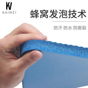 Kaiwei <b>Yoga</b> <b>Mat</b> Nbr 15mm Thick Stripe Pattern Foldable For Fitness And Body Shaping Purple Pink Blue Black - Product Image 4