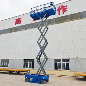 Plateforme de travail aérienne autopropulsée à ciseaux entièrement électrique intelligente 2026, 6-14 m - Plateforme élévatrice à haute stabilité certifiée CE pour entrepôt - Product Image 1