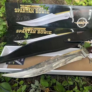 Cuchillo Táctico Personalizable SPARTAN, Hoja Fija de Acero Inoxidable de Alta Calidad, Funda Industrial de Nailon, Madera y Plástico - Product Image 2