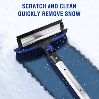 Nouveauté : Accessoire automobile d'hiver, balai à neige et grattoir à glace 2-en-1, grattoir à neige et brosse