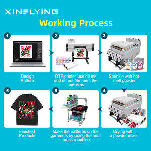 Nouvelle vente chaude : machine à secouer et à sécher la poudre DTF entièrement automatique de 60 cm avec imprimante DTF, garantie 1 an - Product Image 3