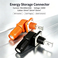 Connecteur de stockage d'énergie 150A 200A 250A, courant nominal, connecteur étanche IP67 pour systèmes solaires et connexions de câbles