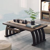 Table basse minimaliste Tatami, table basse de style zen, table de fenêtre pour balcon, salon, maison, pour boire du thé