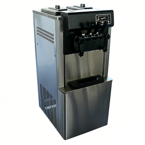 Machine à <span class=keywords><strong>glace</strong></span> molle HELAXEN en acier inoxydable 2200W 220V, trois saveurs, design compact, facile à nettoyer, pour usage domestique et commercial - Product Image 2