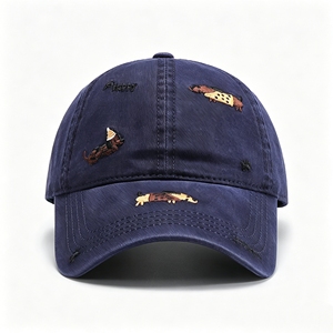 Gorra de Béisbol Bordada con Diseño de Dachshund en 6 Colores - Gorra con Visera Curva, Transpirable y con Protección Solar para Hombres y Mujeres, Deportes al Aire Libre - Product Image 6