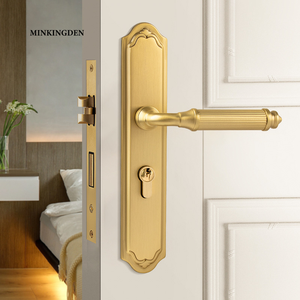 Puxador de Porta Moderno em Latão Sólido com Placa Traseira Extra Longa em Bronze Escovado, Compatível com ADA para Banheiro e Quarto - Product Image 4