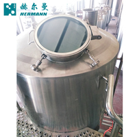 Cuve de Fermentation de Bière HEM 500L avec Enveloppe Chauffante, Équipement Industriel à Pression