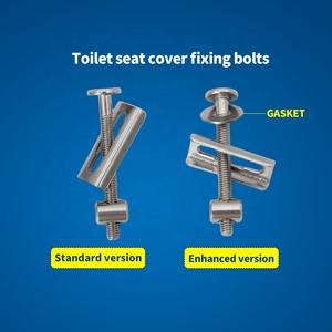 Accessoire de toilette à boulon en acier inoxydable TS500 attache de housse de siège moderne et élégante <span class=keywords><strong>pour</strong></span> salle de bain et hôtel - Product Image 4