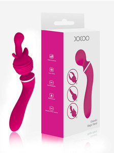 GF MAKER SN-VS015 Cây Đũa Mát-xa Cổ Điển Có Thể Sạc Lại Máy Rung Đồ Chơi Tình Dục Ma Thuật AV Họa Tiết Vibarational 10 Cho Nữ - Product Image 3