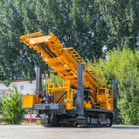 Foreuse hydraulique sur chenilles de 850 m pour puits d'eau et forages miniers