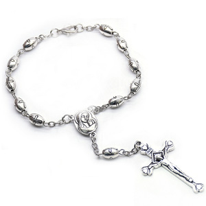 2023 Komi 5*8mm Retro Metal Cross <strong>Beads</strong> Rosary Catholicism Gift Religious Prayer <strong>Beads</strong> Rosaries <strong>Bracelt</strong> - Product Image 1