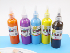Peinture à la Tempera pour Enfants 60/100/200/500ml Écologique pour Peindre sur Toile et Papier Peintures à <span class=keywords><strong>Doigts</strong></span> pour Affiches - Product Image 2