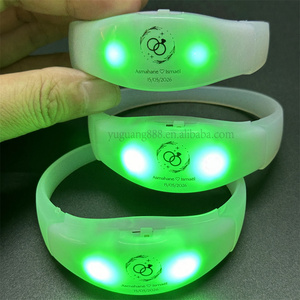 Pulsera LED con Activación por Sonido, Novedad 2026, Banda de Silicona para Fiestas y <span class=keywords><strong>A</strong></span>ño Nuevo - Product Image 6