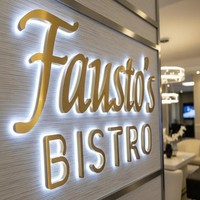 Enseigne LED de haute qualité, lettres rétroéclairées 3D dorées effet miroir pour publicité extérieure