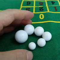 Accessoires de table de roulette de casino 22mm/20mm/18mm/15mm/12mm perles de roulette de boule de roulette