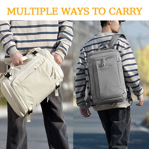 2025 sac à dos pour ordinateur portable étanche <span class=keywords><strong>Sport</strong></span> sac polochon avec compartiment à chaussures sac coréen pour fille randonnée voyage Mochila pour hommes crème - Product Image 6