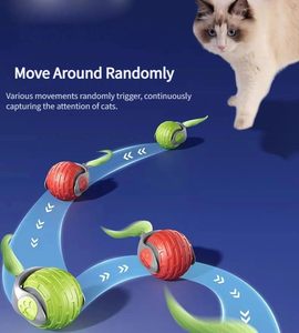 Nouveau Intelligent Auto-Mobilité Électrique Smart Rolling Cat Toys Interactive Cat Toys Rolling Ball - Product Image 6