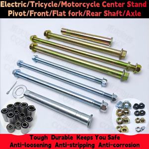 Axe central de roue CG125 pour moto Honda CG125, axe de fourche plat, accessoires moto 125cc - Product Image 2