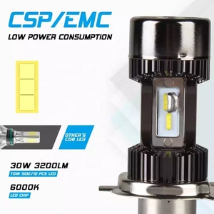 M8 siêu sáng LED xe máy Đèn pha H4 HS1 H6 ba20d Spotlight Sương Mù Ánh sáng ống kính máy chiếu phụ kiện hệ thống chiếu sáng - Product Image 2