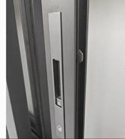 Ventanas Corredizas Verticales de Aleación de Aluminio para Exteriores con Malla de Acero Inoxidable, Diseño Moderno para Uso en Villas