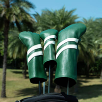 Housse de club de golf avec motif de dessin animé amusant, fermeture magnétique puissante, cuir PU de qualité supérieure, fabrication directe en Chine, housse de club de golf
