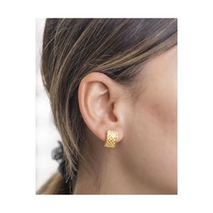 ต่างหูชุบทอง 22 กะรัต ดีไซน์รูปผีเสื้อสุดอินเทรนด์ โรแมนติก ประดับเพชรหลักและเพชรซิคอน 14K 18K สำหรับงานแต่งงาน งานหมั้น และงานปาร์ตี้ - Product Image 1