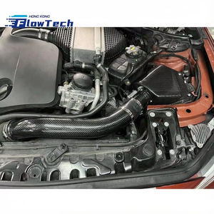 ระบบไอดีคาร์บอนไฟเบอร์ FlowTech สำหรับ BMW F80 M3 F82 F83 M4 F87 M2 Competition S55 3.0T – ตัวกรองอากาศไหลสูง - Product Image 6