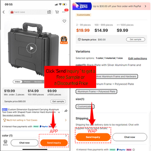 Ningbo Uworthy Kích Thước Nhỏ PP Rugged Nhựa Công Cụ Lưu Trữ Trường Hợp Tùy Chỉnh Chống Sốc Bọt Chiến Thuật Đèn Pin Nhà Máy Giá OEM - Product Image 6