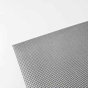 काले पीवीसी लेपित पॉलिएस्टर मेष पालतू स्क्रीन खिड़की दरवाजा स्क्रीन - Product Image 2