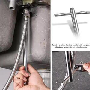 11" <b>Adjustable</b> <b>Basin</b> <b>Wrench</b> DIY Grade Carbon Steel for Sink Chrome Finish with 3-Year Warranty OEM/ODM/Customization Supported - Product Image 4