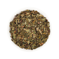 Thé de feuilles de framboisier rouge biologique premium, feuilles coupées, avec soin aux herbes et saveur naturelle pour le bien-être quotidien des femmes