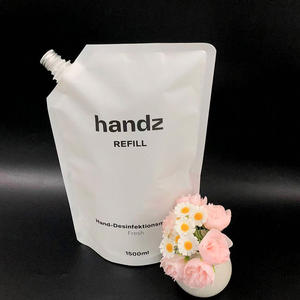 Bolsa de Embalaje Mate de 300 ml con Logotipo Personalizado, Reutilizable, con Boquilla, para Limpiador de Patas con Aminoácidos, Champú para el Cuidado de la Piel - Product Image 5