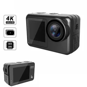 G Pro Body Waterproof Icatch V39 IMX386 WiFi Touch Screen Real 4K 5K 30fps 60fps Selfie Dual Screen Sports Action Cam Camera