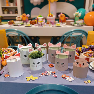 กล่องของขวัญทรงกลมทรงถังทรงกลม<span class=keywords><strong>3</strong></span>ชิ้นลายแมวกล่องของขวัญวันเกิดสำหรับเด็กกล่องของขวัญวันเกิด - Product Image 3