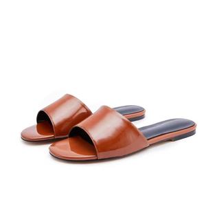 Sandalias de Verano y Primavera, Nuevas, de Marca de Lujo, de Cuero Genuino, Punta Abierta, para Hombre y Mujer - Product Image 6