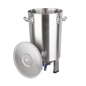 Peralatan Pembuat Bir, Stainless Steel Bir Kerucut Jaket Fermenter Rumah Peralatan Fermentasi