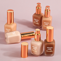 Vente en gros FPS 15 Fond de teint liquide mat anti-soleil à couverture complète imperméable à l'eau de marque privée en 10 couleurs