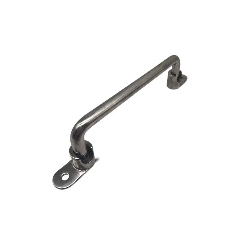 304 Stainless Steel Folding Handle LS505 Heavy-duty Industrial Handle with Ears Weldable Handle
