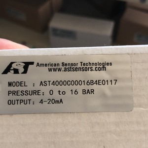 เซ็นเซอร์วัดความดันของอเมริกันเซนเซอร์เทคโนโลยีส์ รุ่น AST4401C00016B4E1000 0 ถึง 16 บาร์  4-20mA เอาท์พุต - Product Image 2