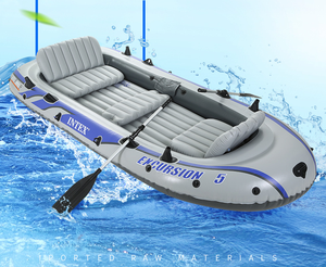 Bateau gonflable en PVC 10 m INTEX 68324, ensemble de 4 <span class=keywords><strong>bateaux</strong></span> à rames - Product Image 5