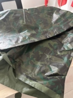 Bâche en polyéthylène imperméable camouflage vert pour usage extérieur, épaisseur 8 mil