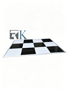 Pista de baile blanca y negra para bodas en oferta - Product Image 2