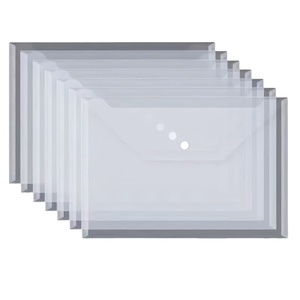 Carpeta Transparente A4 con Botón a Presión, Personalizada, Reforzada, de Gran Capacidad, para Almacenamiento de Documentos - Product Image 1