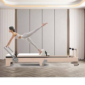 Удобная горячая Распродажа, портативная деревянная складная кровать, складная машина для домашнего пилатеса, реформатор - Product Image 1