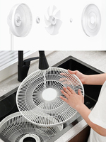 Ventilateur sur pied électrique rechargeable RUNAL, portable, pour intérieur, refroidissement, circulation d'air, télécommande, plastique, numérique