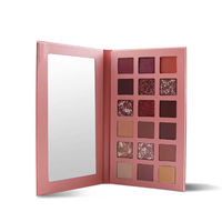 Palette de fards à paupières pressés mats, scintillants et métalliques, 18 couleurs, haute pigmentation, imperméable, sans cruauté animale, personnalisable