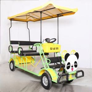 48v 60v סוללה עופרת חומצה עופרת 4 אופניים סארי חשמלי גלגל 2-4 אנשים סיירי סיור משפחתי לרכב מקומי & אוטובוס - Product Image 1