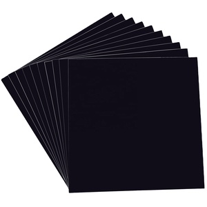 matte black vinyl sheet 10 pack 12 x12 permanent adhesive craft